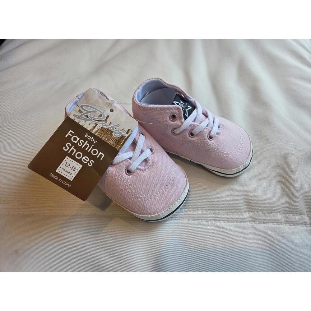 Pink Baby Fashion Shoes Size 12-18m - Picture 3 of 4